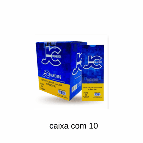 Palheiro JC Caixa Com 10 Maços Tradicional