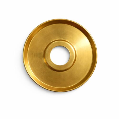 Prato Narguile Basico Dourado